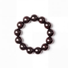 Red Sandalwood Meditation Bracelet – Handcrafted, 18mm * 13