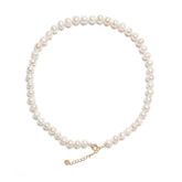 Freshwater Pearl Necklace 7mm - 8,16+2-inch