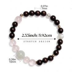 Red Sandalwood & Zodiac Series – Cancer 7mm x 16