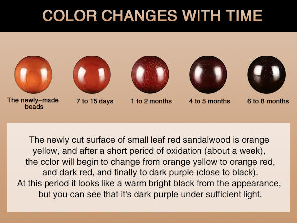 Authentic Indian Red Sandalwood Bracelet, 8mm x 9mm Meditation Beads with Natural Lapis Lazuli & Beeswax, Spiritual Zen Jewelry for Wisdom, Peace and Mindfulness, Stretchable Mala Gift for Men & Women