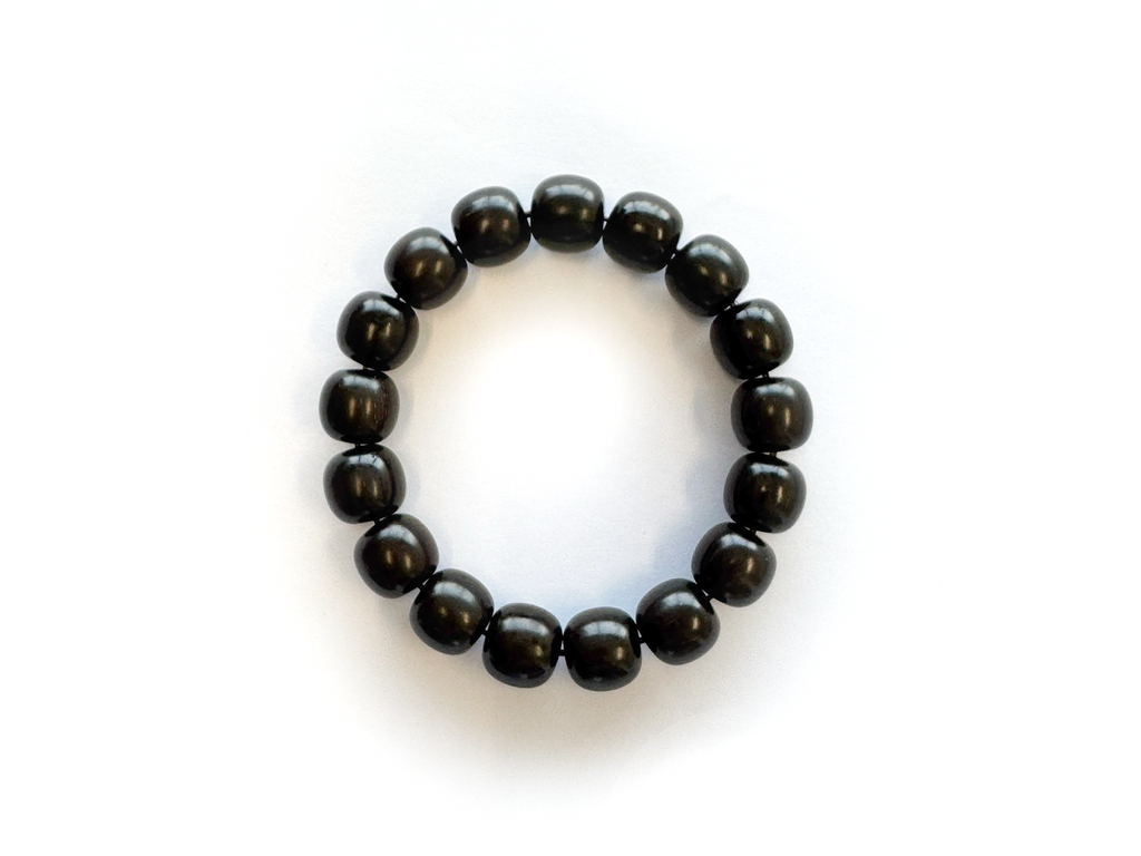 VIVIDOORA: 12MM x 13MM Handmade Sandalwood Bracelets with Mala Beads