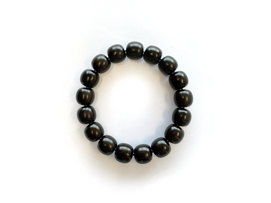 Sandalwood & Mala Bead Bracelet – Handcrafted, 12mm x 13mm