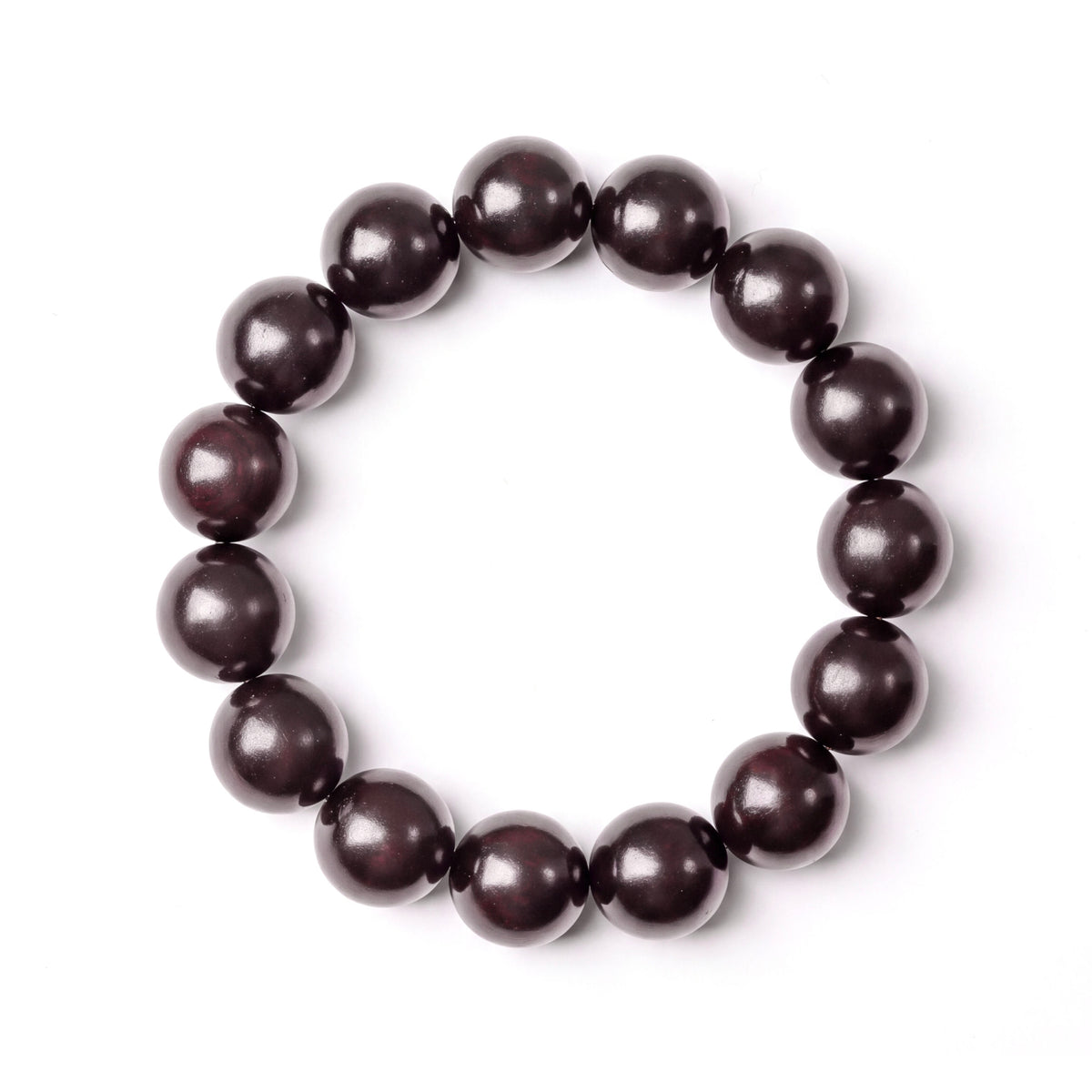 Red Sandalwood Meditation Bracelet – Handcrafted, 15mm * 15