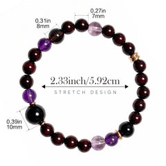 Red Sandalwood & Zodiac Series – Scorpio 7mm x 17