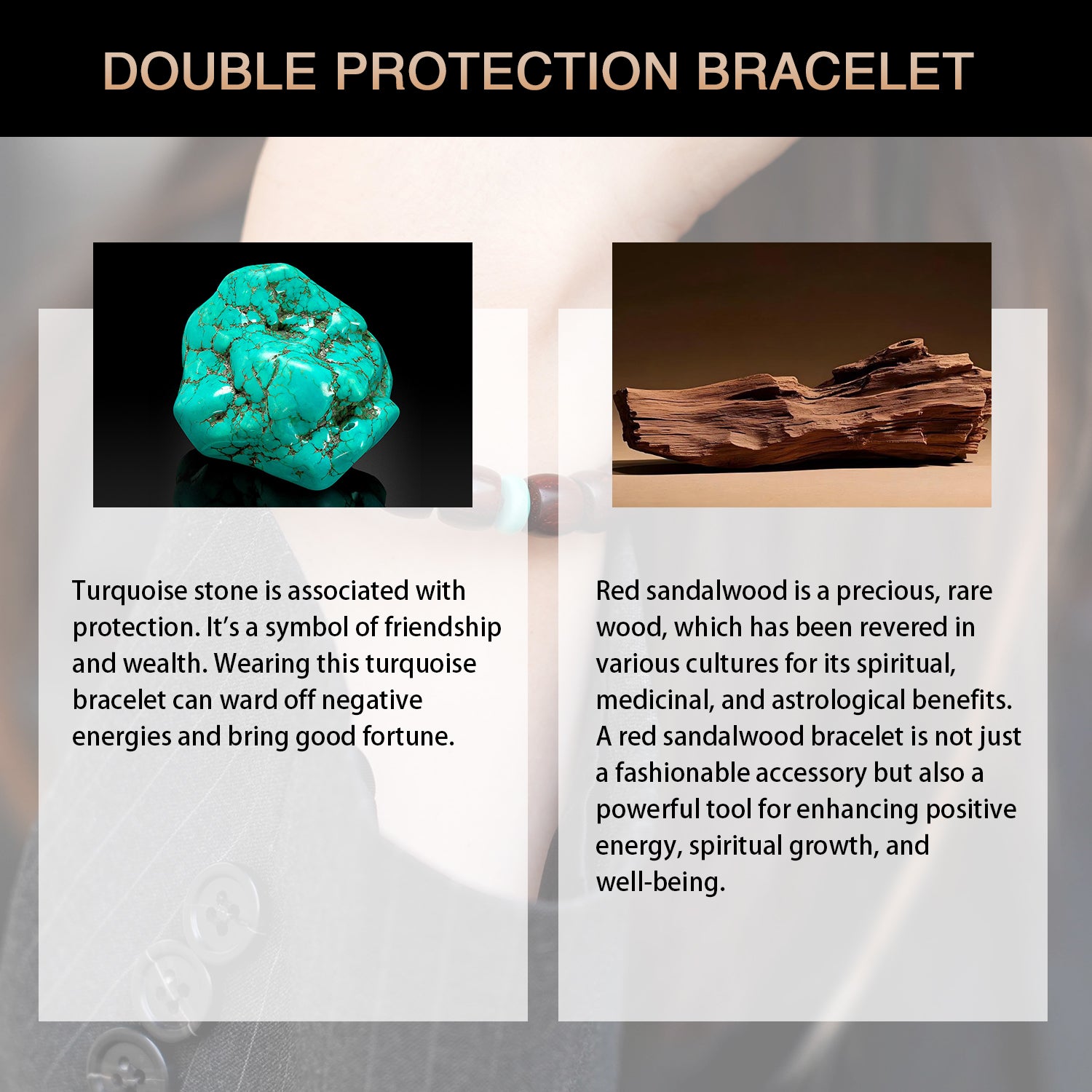 VIVIDOORA: 8mm x 9mm Meditaiton Beaded Bracelets, Handmade Unisex Sandalwood Mala Beads, Buddhist Prayer Red Wood Bracelets, Comfortable for Daily Wear Yoga Gift for Men Women